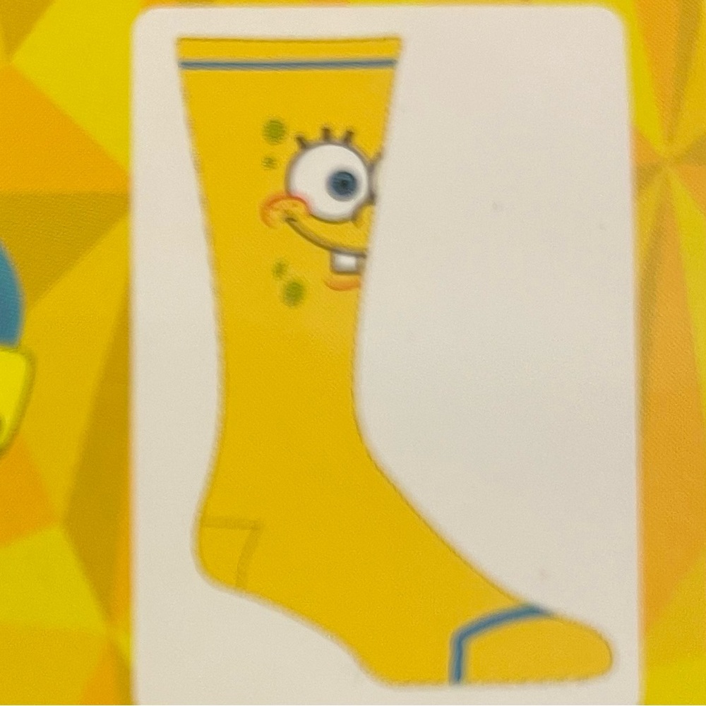 SpongeBob SquarePants Vibrant Yellow Socks Size 9-13